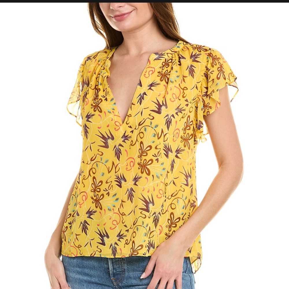 A.L.C. 100% silk top. - Picture 3 of 10